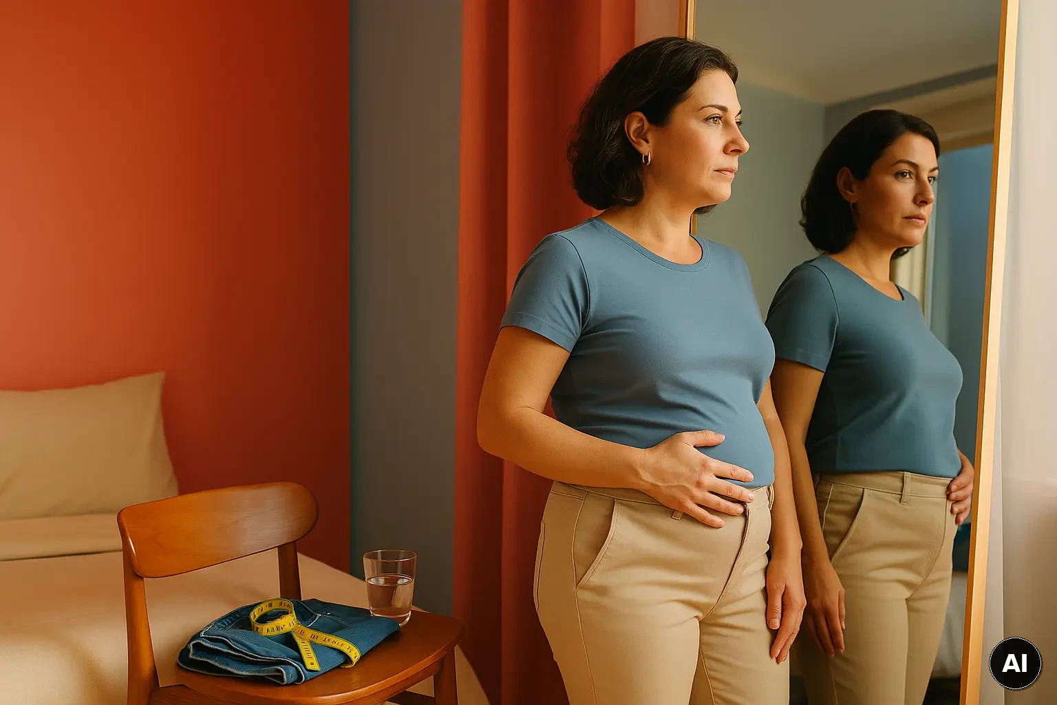 Warum der Bauch plötzlich mitredet: 6 Gründe für Gewichtszunahme ab 45, die nichts mit Disziplin zu tun haben